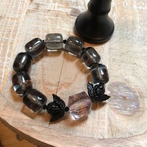 Tarina Tarantino Black Cherub Bracelet